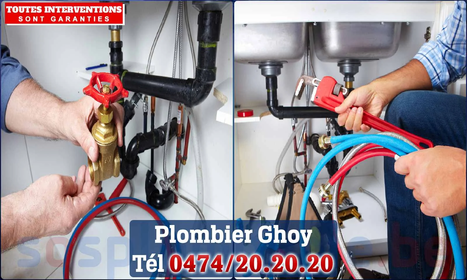 SOS Plomberie - Plombier Ghoy pour installation et
                    réparation