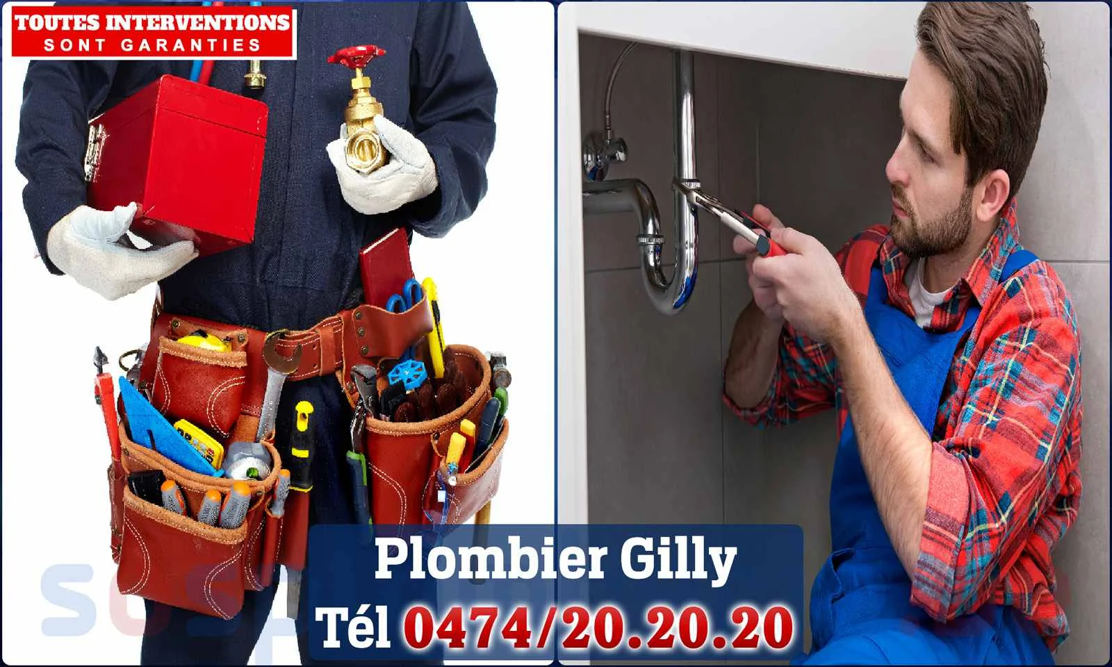 SOS Plomberie - Plombier Gilly pour installation et
                    réparation