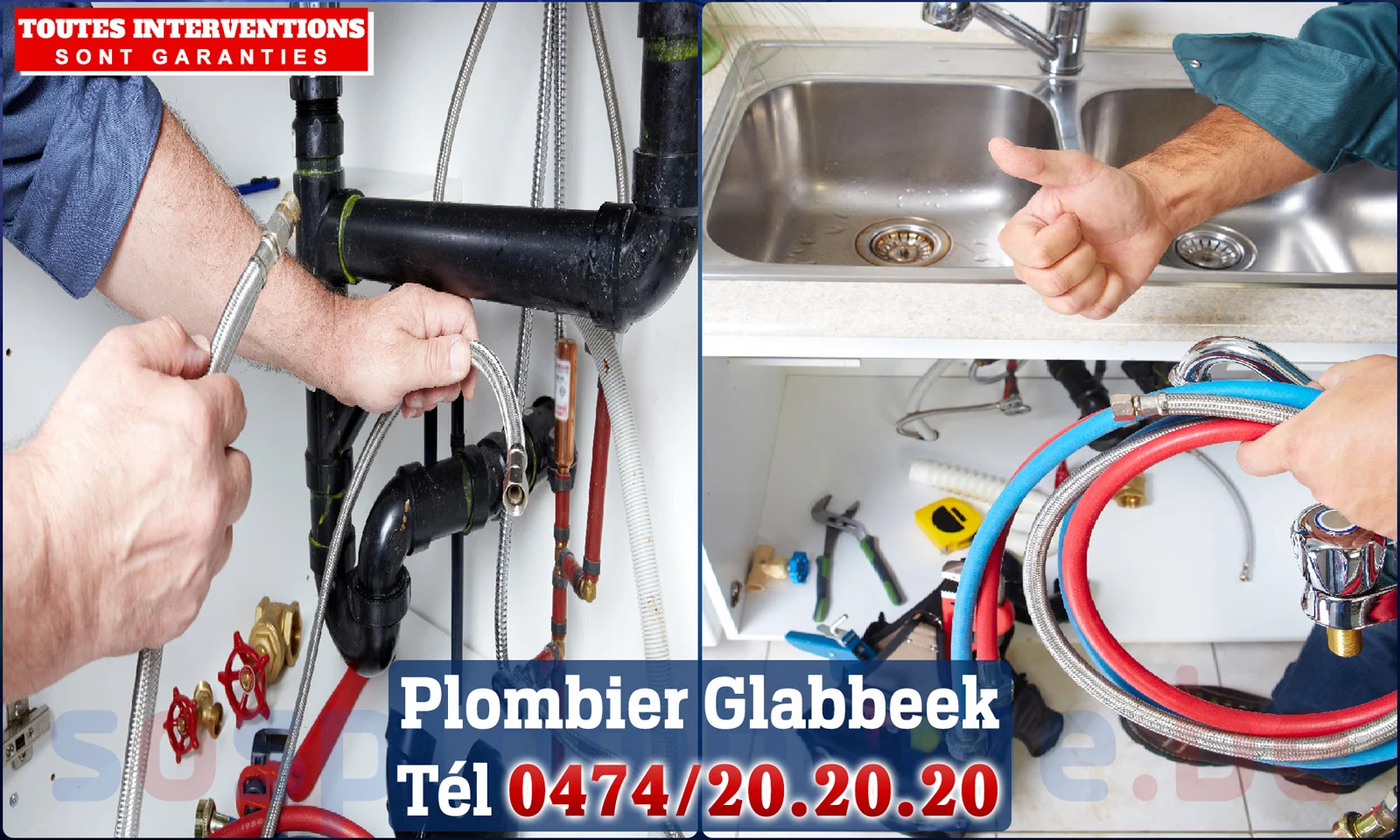 SOS Plomberie - Plombier Glabbeek pour installation et réparation