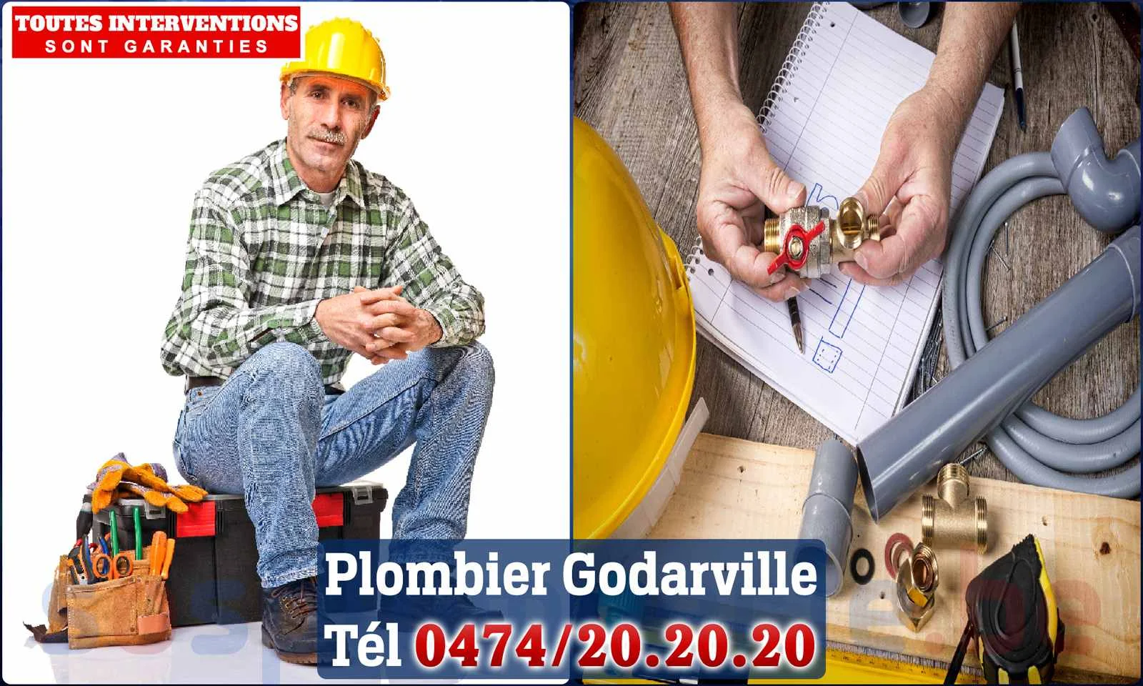 SOS Plomberie - Plombier Godarville pour installation et
                    réparation