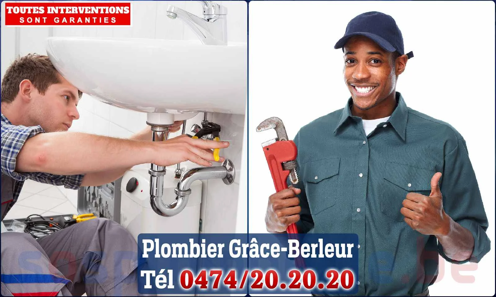 SOS Plomberie - Plombier Grâce-Berleur pour installation et
                    réparation