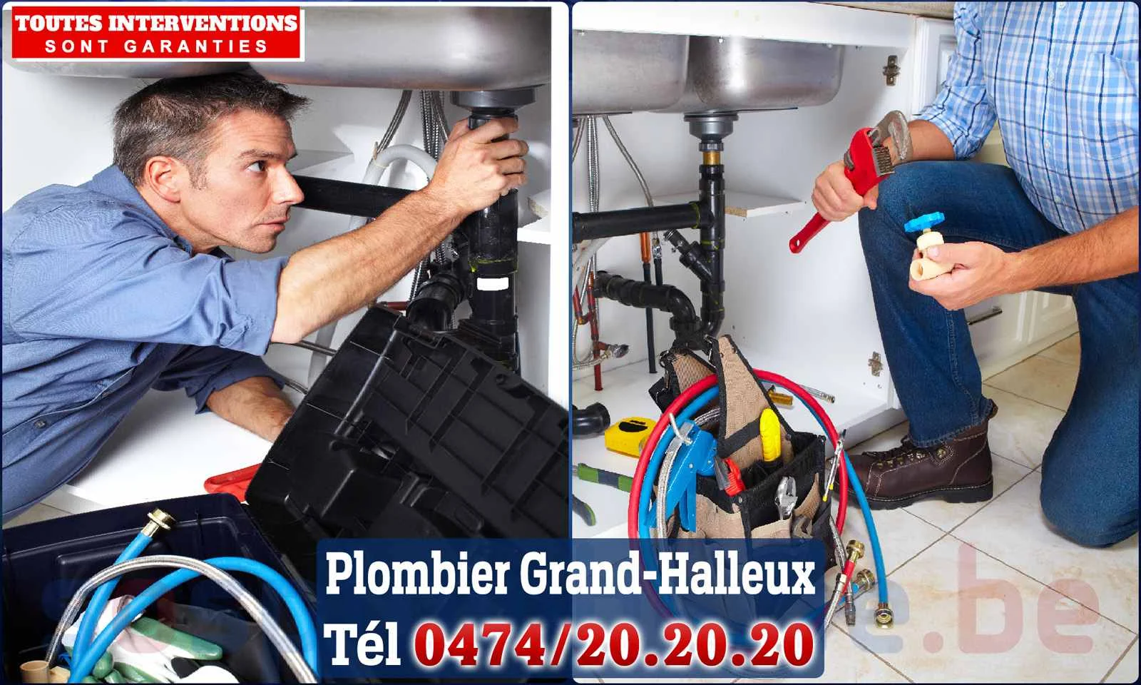 SOS Plomberie - Plombier Grand-Halleux pour installation et
                    réparation
