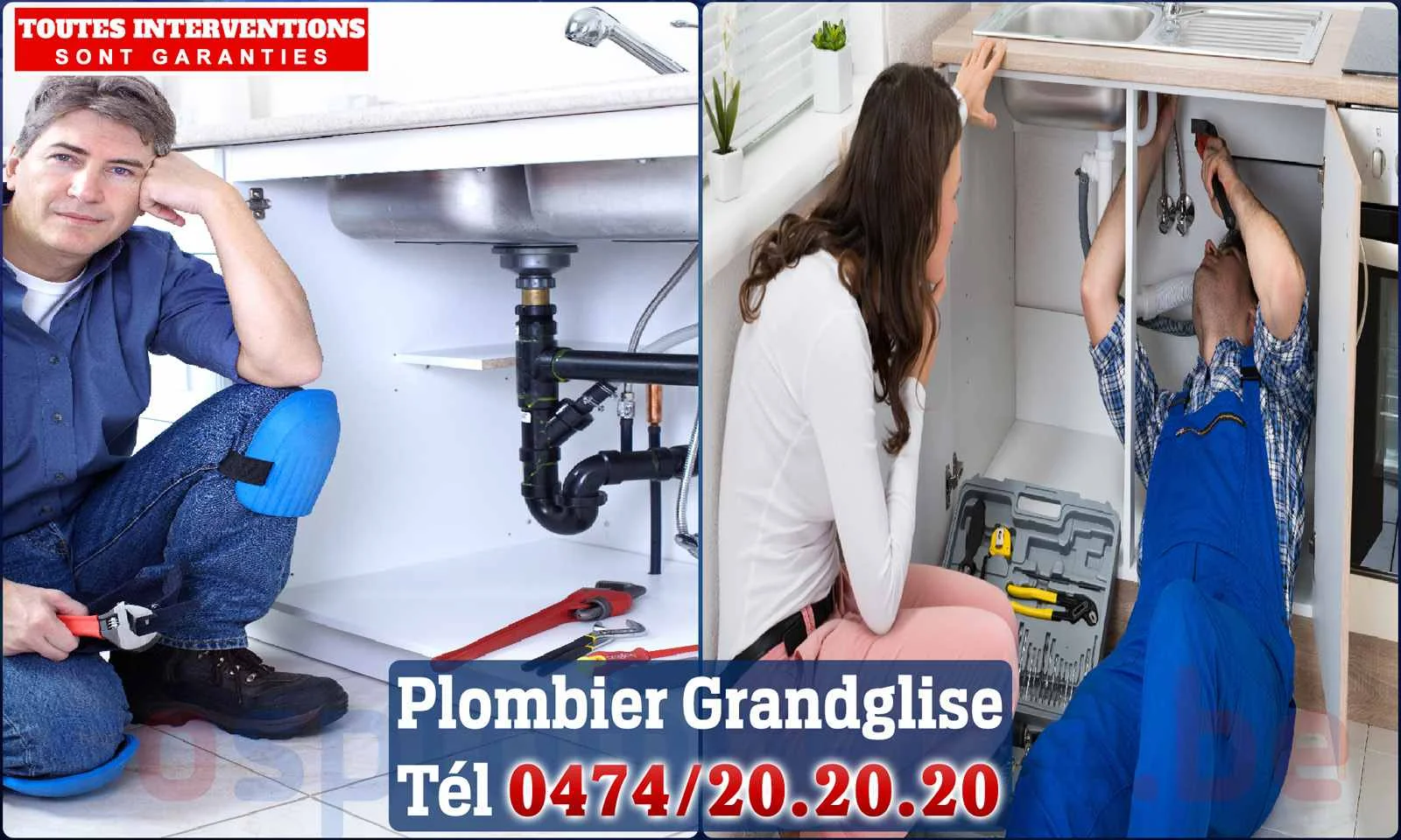 SOS Plomberie - Plombier Grandglise pour installation et
                    réparation