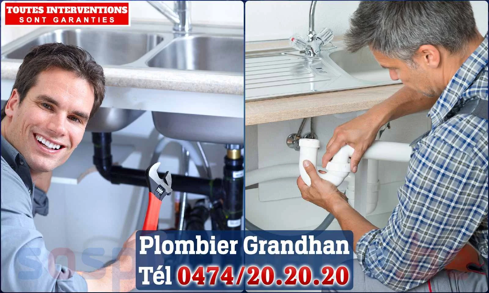 SOS Plomberie - Plombier Grandhan pour installation et
                    réparation