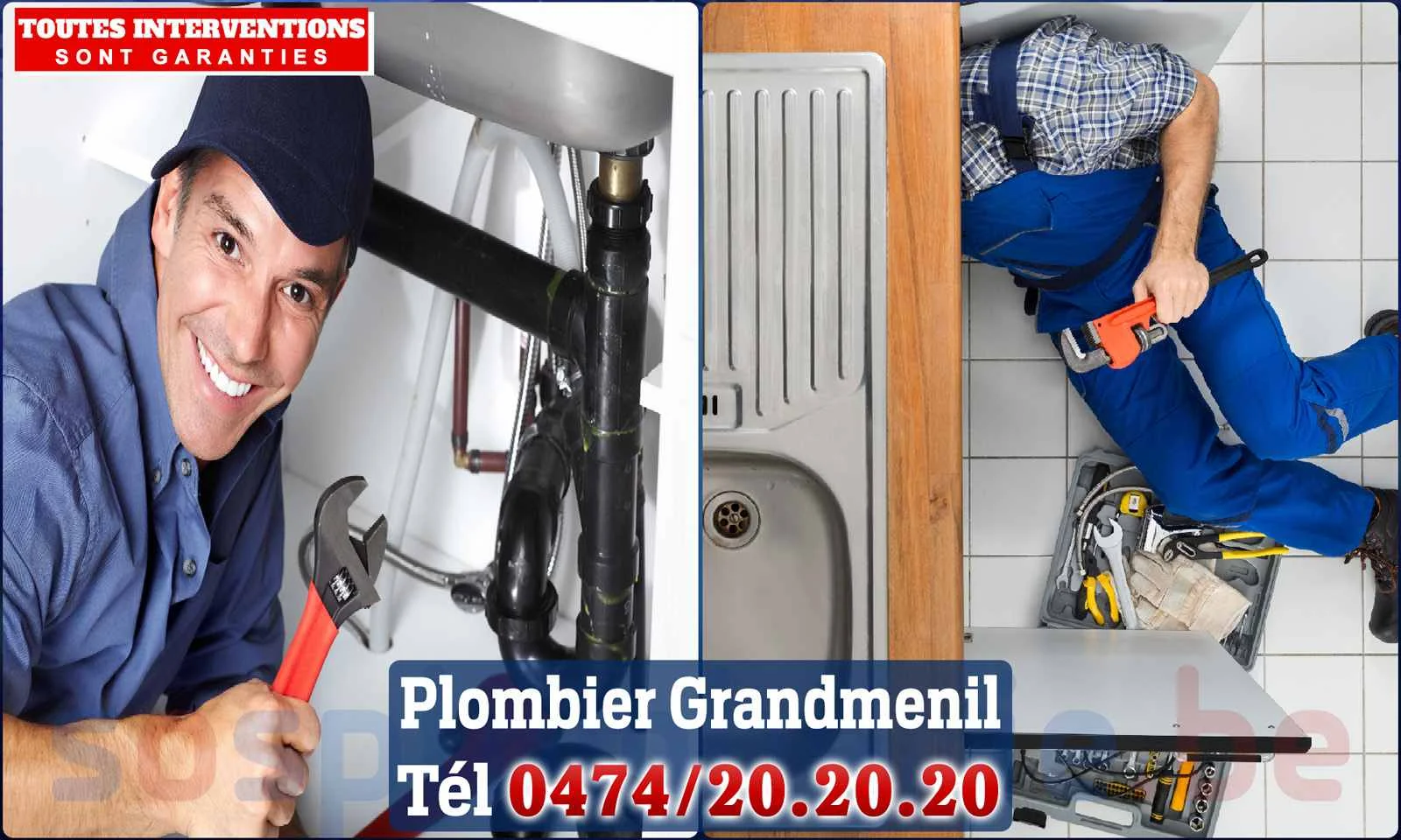 SOS Plomberie - Plombier Grandmenil pour installation et
                    réparation