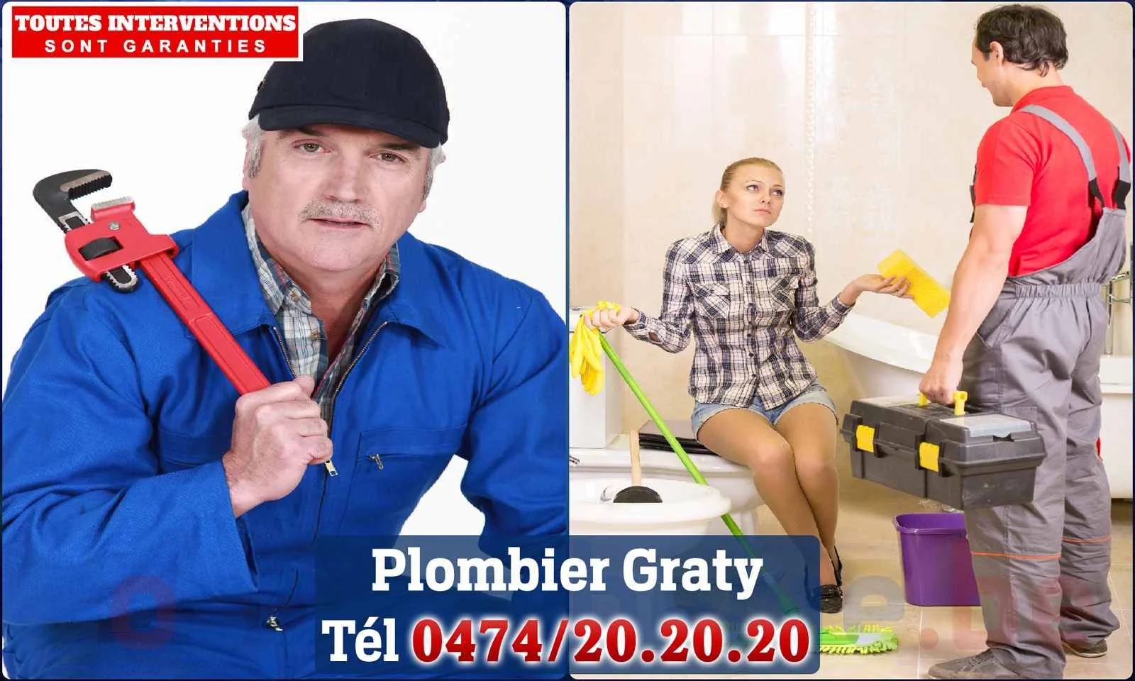 SOS Plomberie - Plombier Graty pour installation et
                    réparation