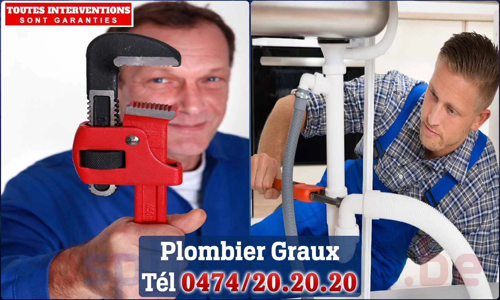 SOS Plomberie - Plombier Graux pour installation et
                    réparation