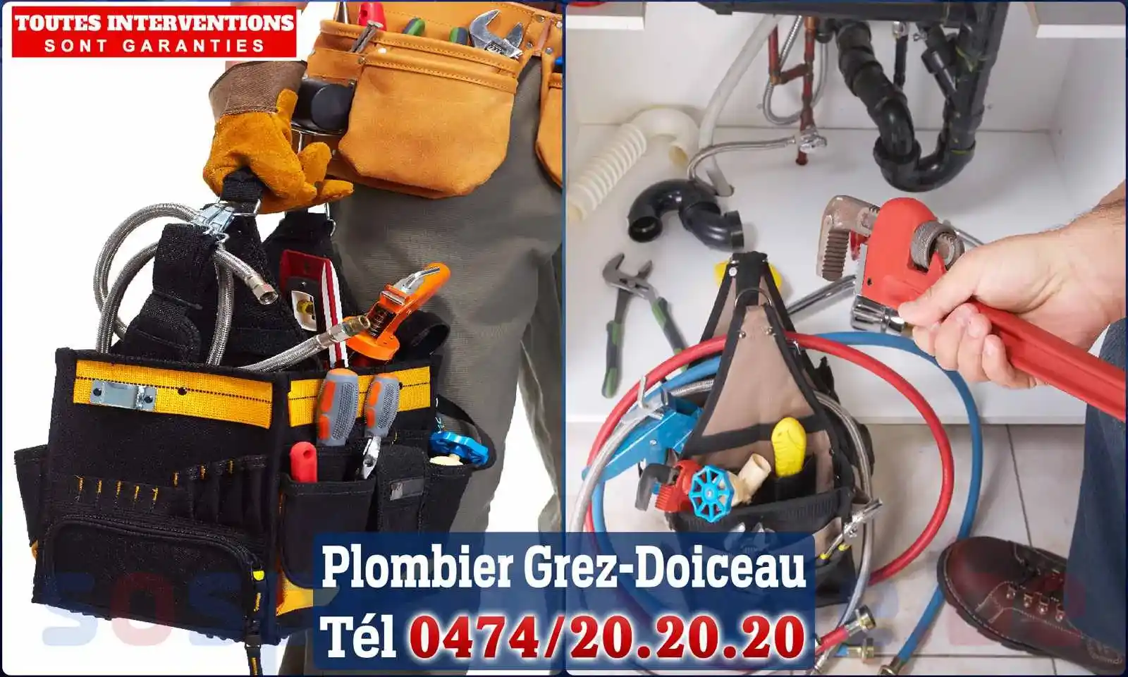 SOS Plomberie - Plombier Grez-Doiceau pour installation et réparation