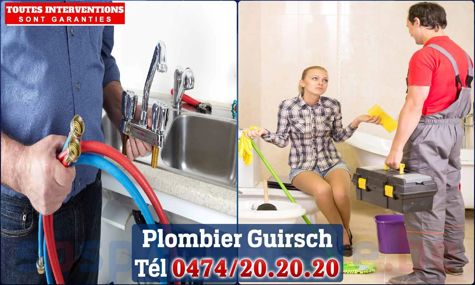 SOS Plomberie - Plombier Guirsch pour installation et
                    réparation