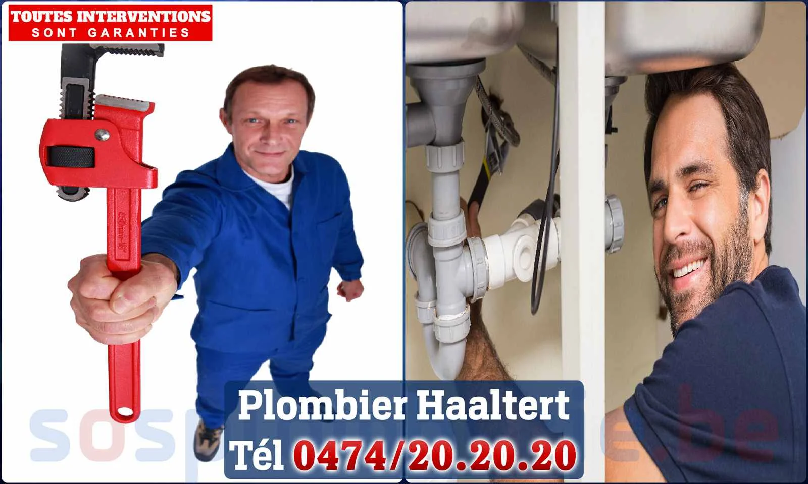 SOS Plomberie - Plombier Haaltert pour installation et réparation