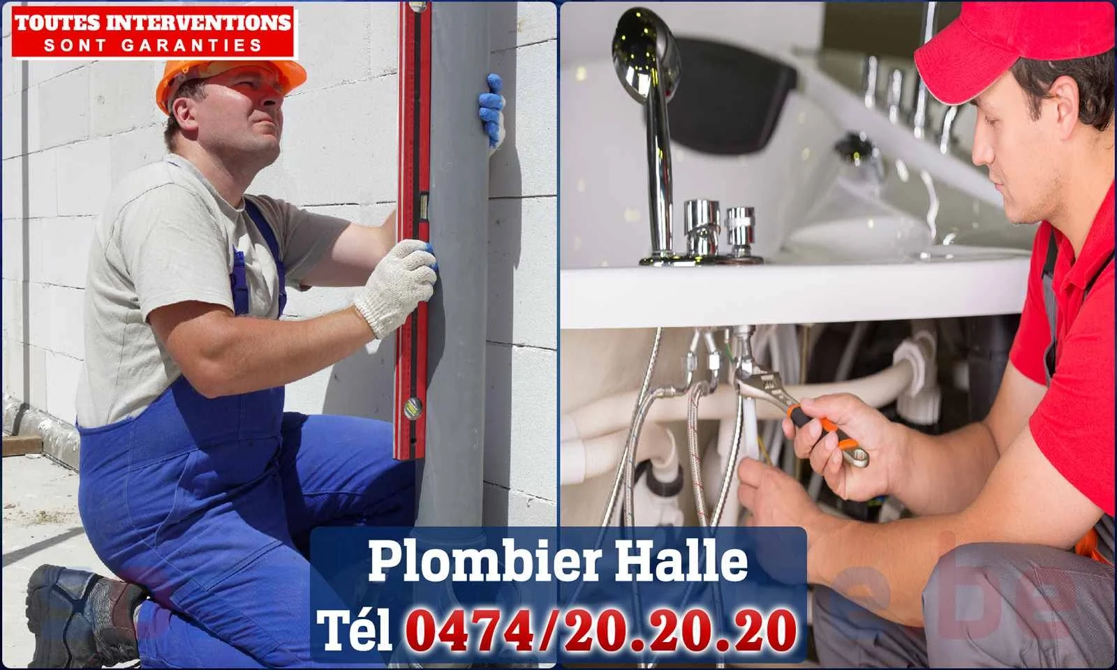 SOS Plomberie - Plombier Halle pour installation et réparation