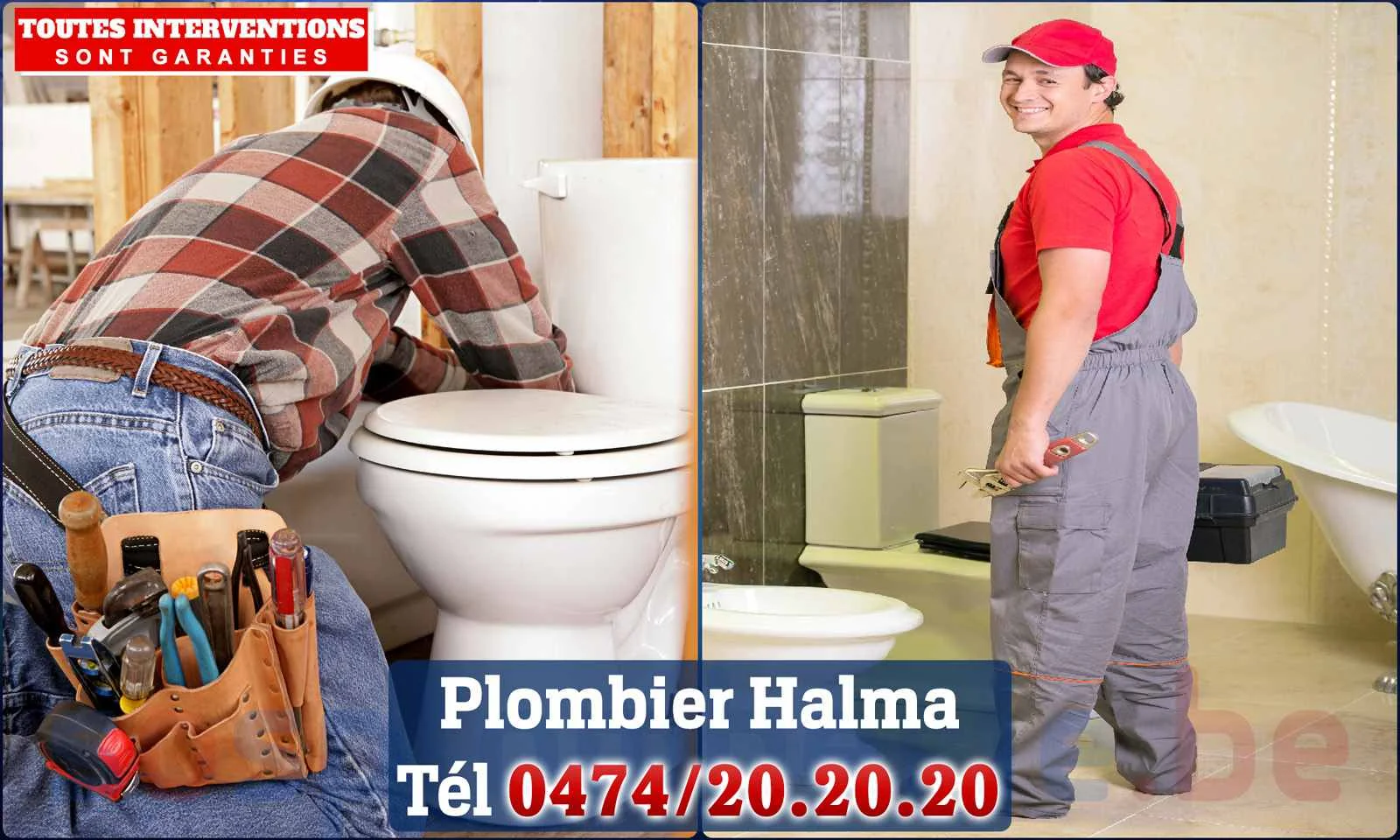 SOS Plomberie - Plombier Halma pour installation et
                    réparation