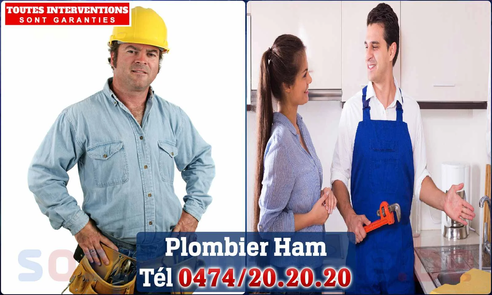 SOS Plomberie - Plombier Ham pour installation et réparation