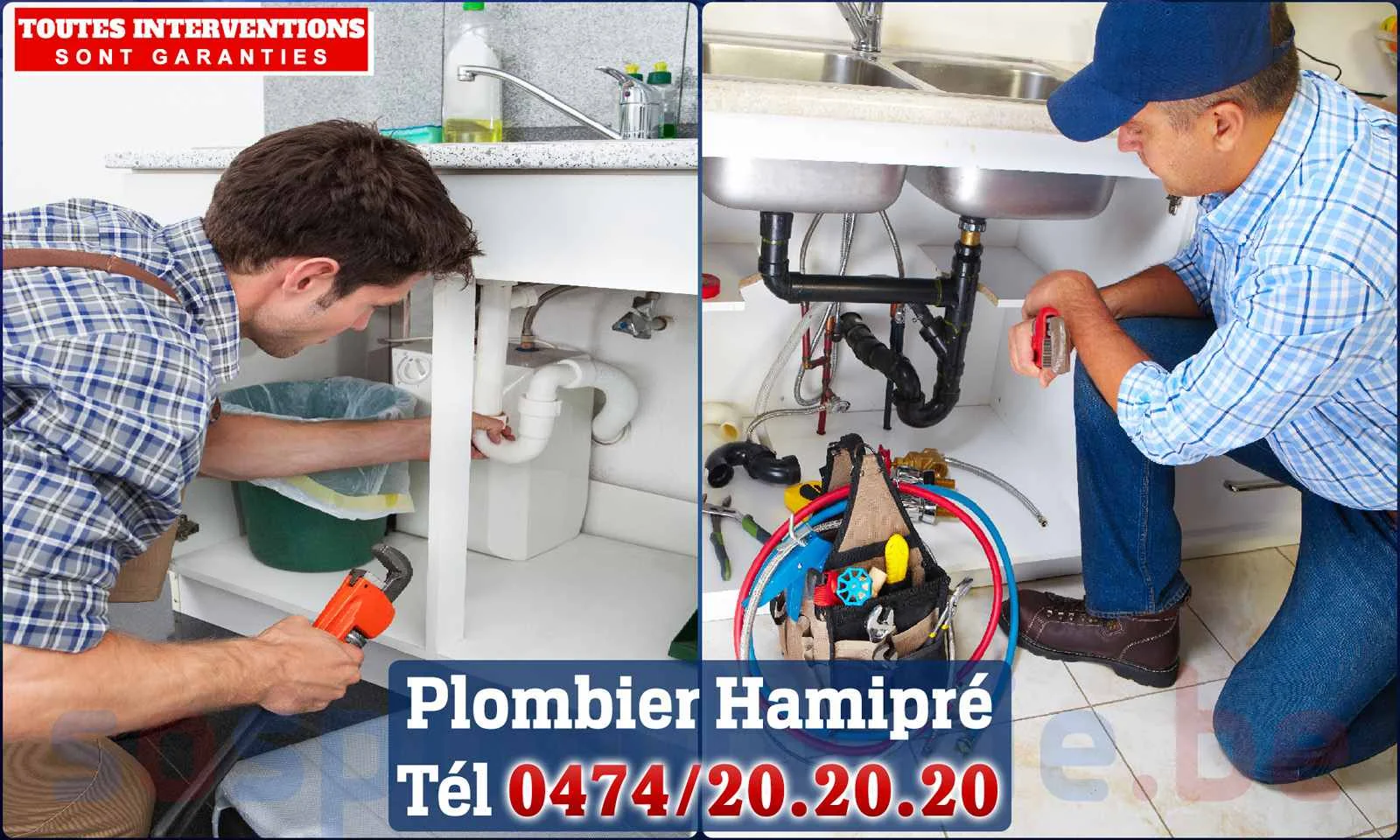 SOS Plomberie - Plombier Hamipré pour installation et
                    réparation