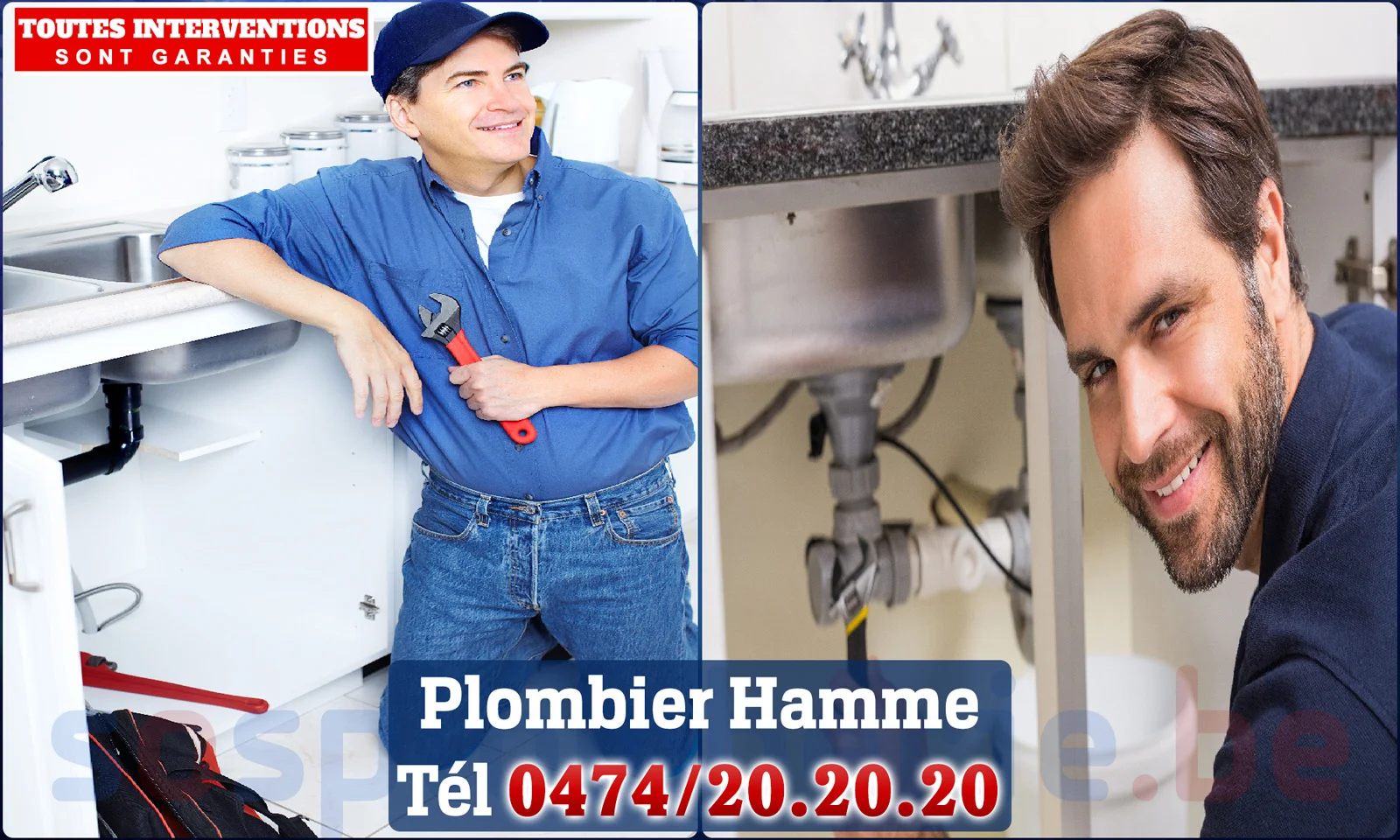 SOS Plomberie - Plombier Hamme pour installation et réparation