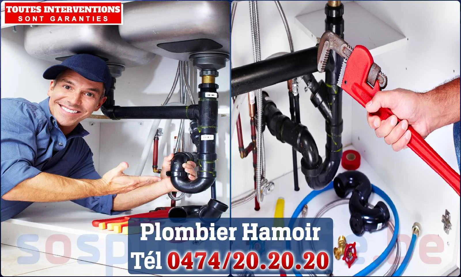 SOS Plomberie - Plombier Hamoir pour installation et réparation