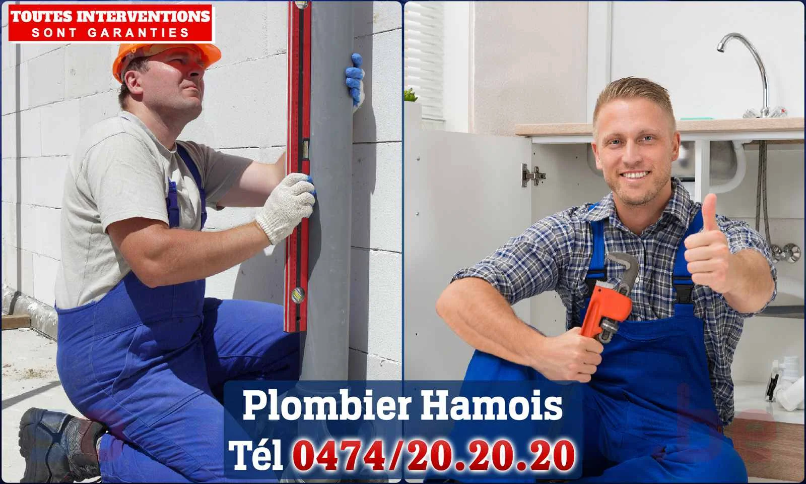 SOS Plomberie - Plombier Hamois pour installation et réparation