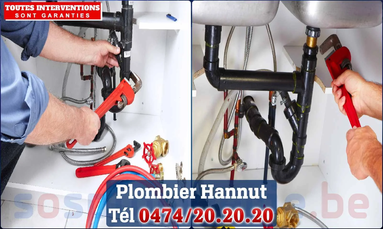 SOS Plomberie - Plombier Hannut pour installation et réparation