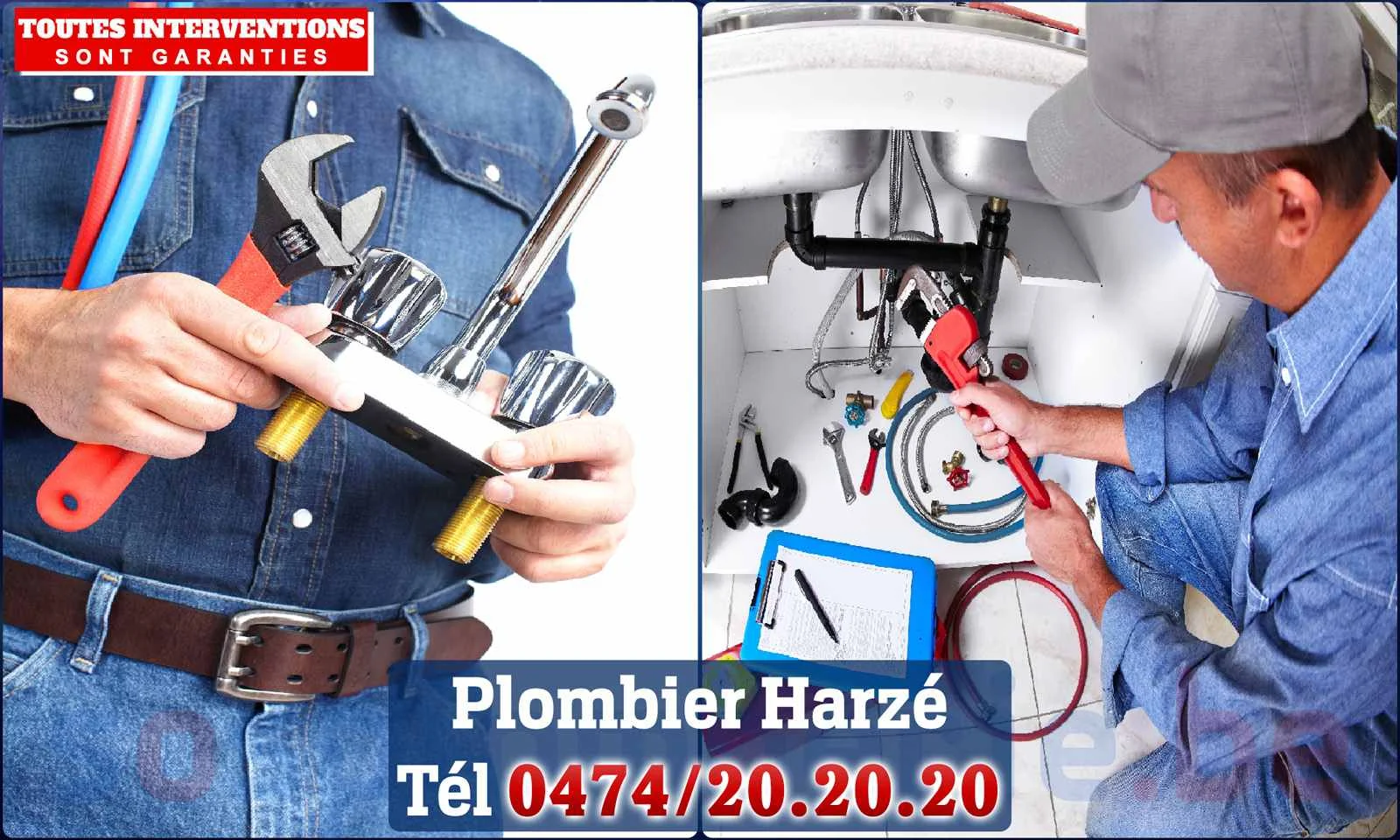 SOS Plomberie - Plombier Harzé pour installation et
                    réparation