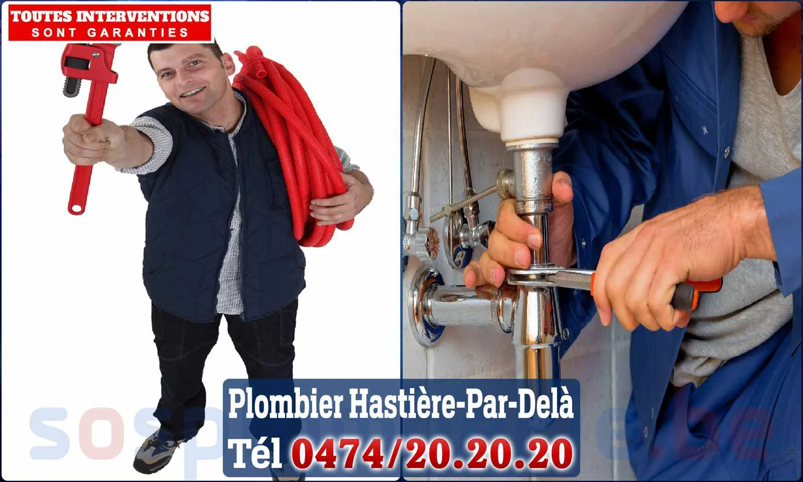 SOS Plomberie - Plombier Hastière-par-delà pour installation et
                    réparation