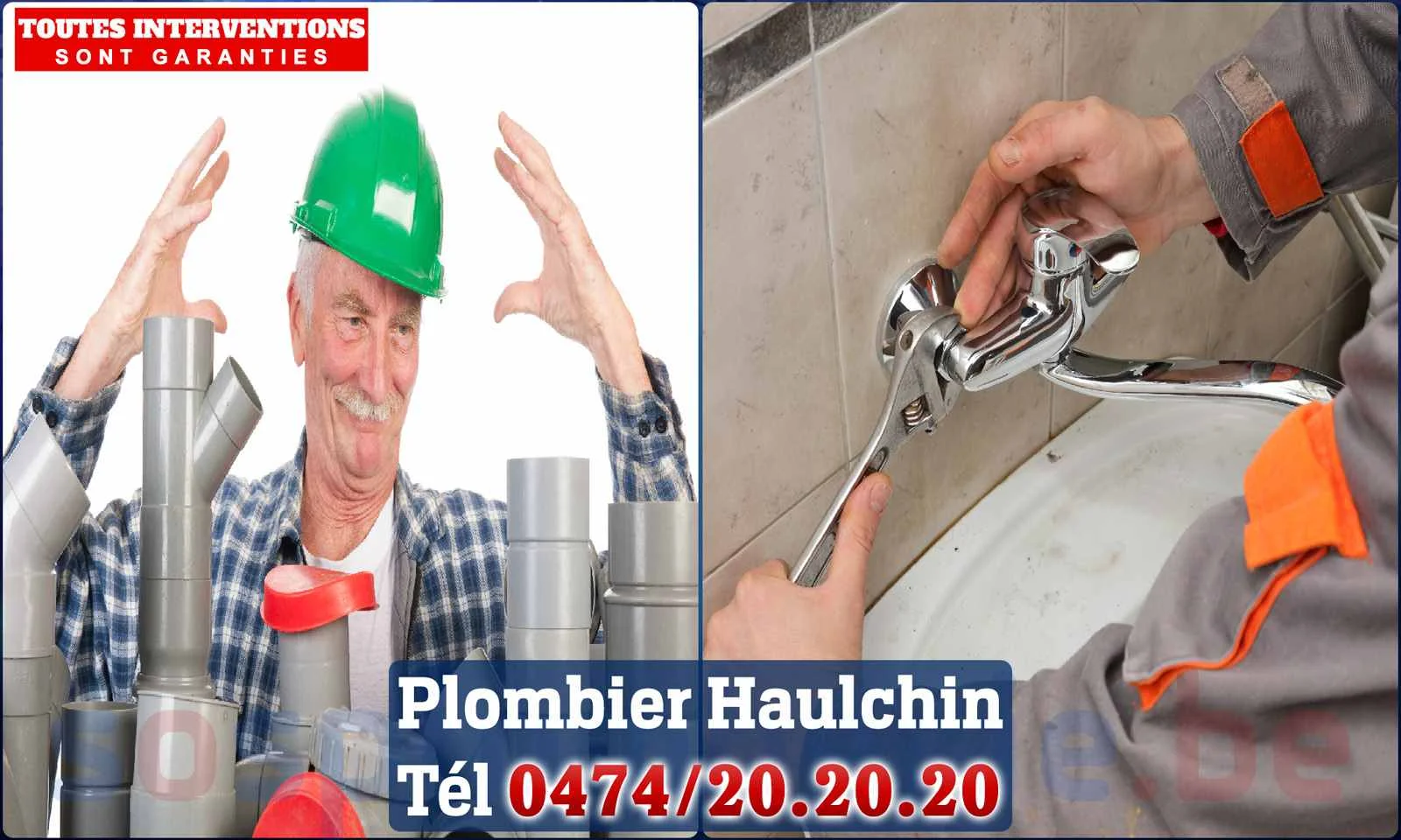 SOS Plomberie - Plombier Haulchin pour installation et
                    réparation