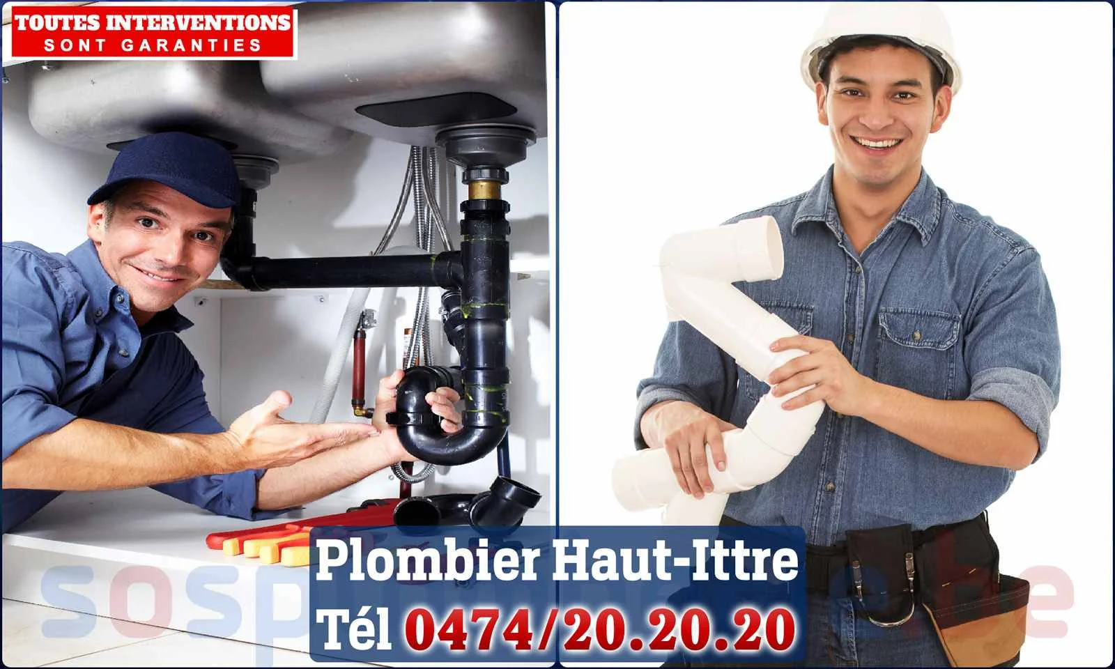 SOS Plomberie - Plombier Haut-Ittre pour installation et
                    réparation