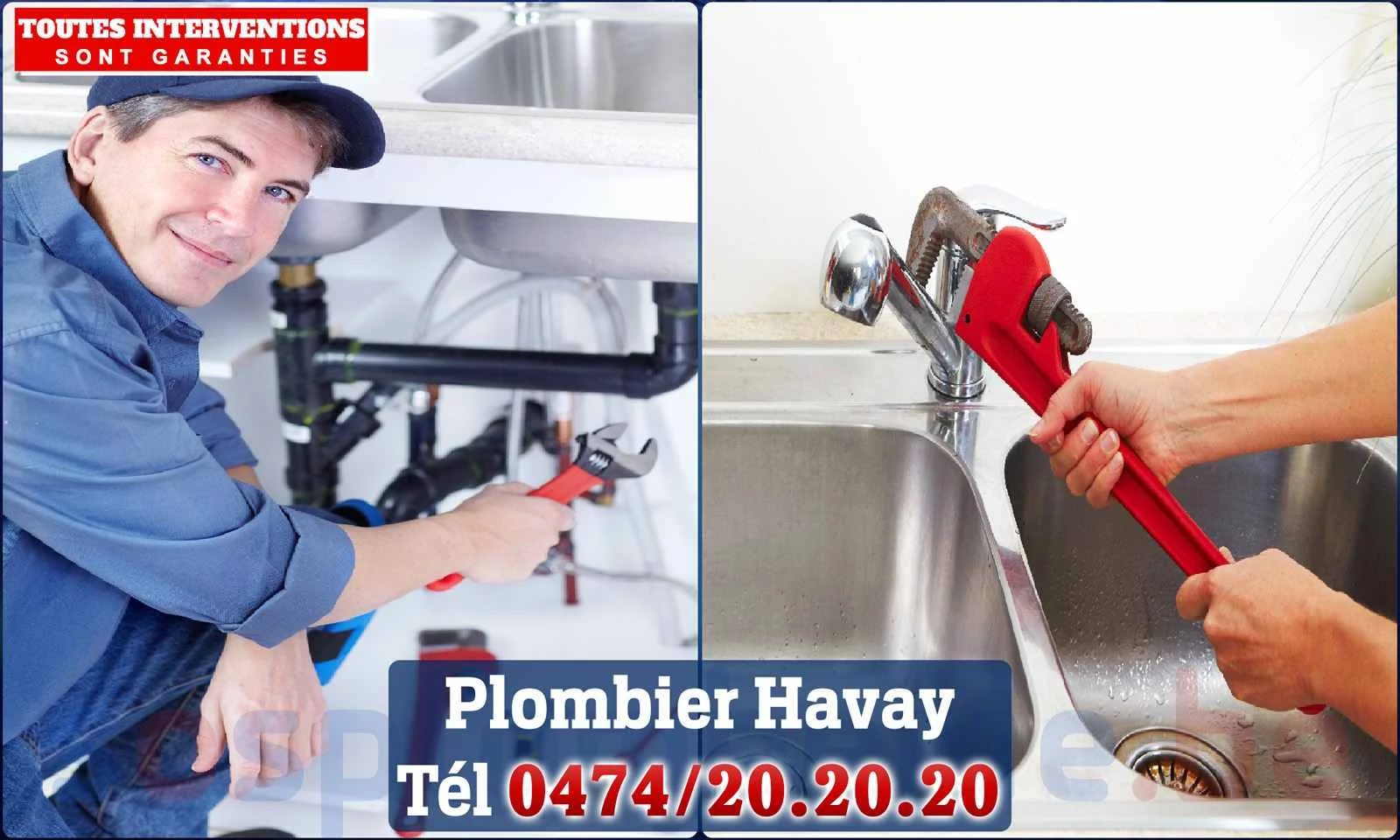 SOS Plomberie - Plombier Havay pour installation et
                    réparation