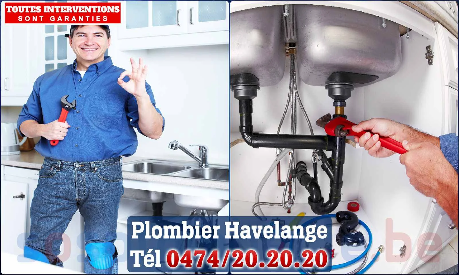 SOS Plomberie - Plombier Havelange pour installation et réparation