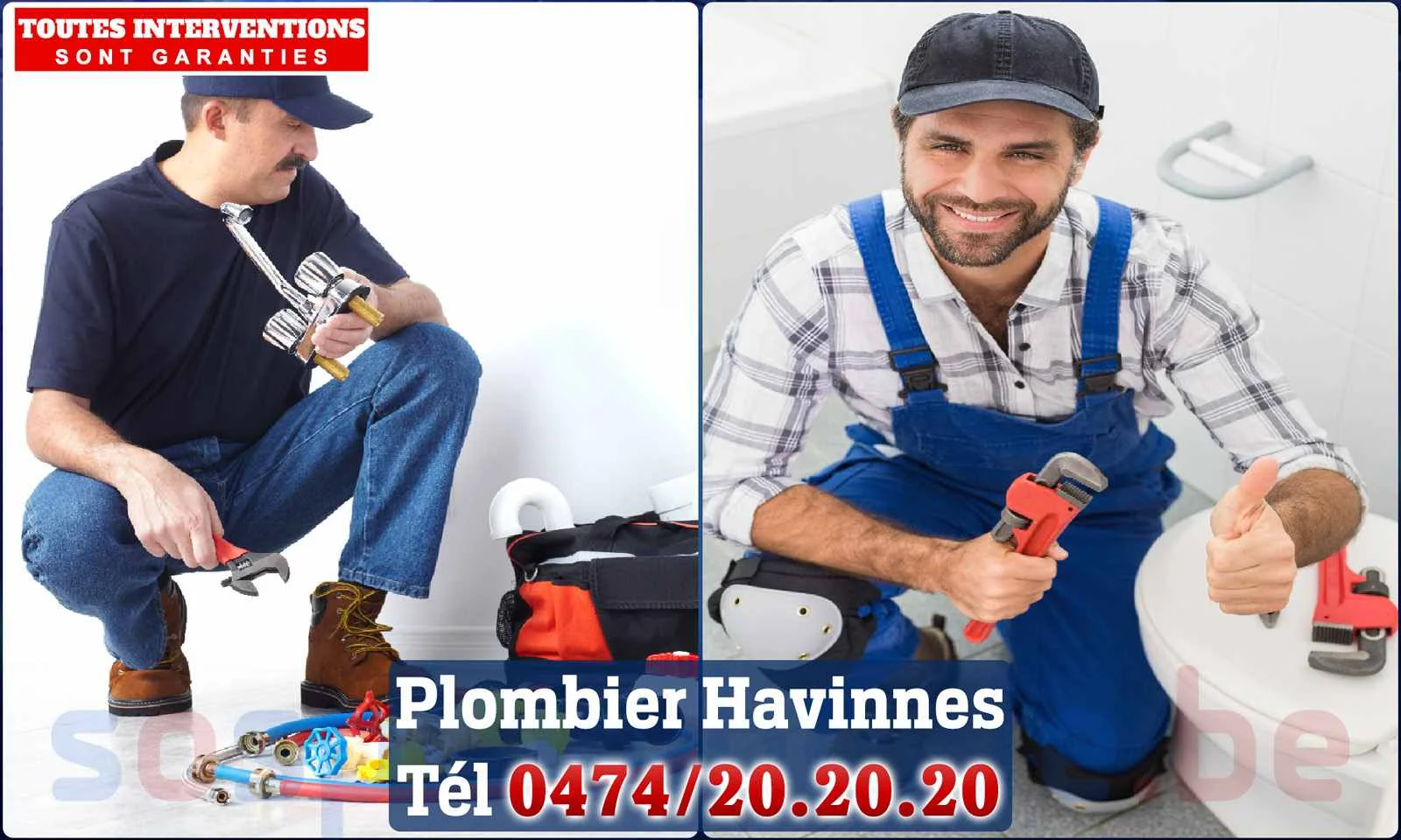 SOS Plomberie - Plombier Havinnes pour installation et
                    réparation