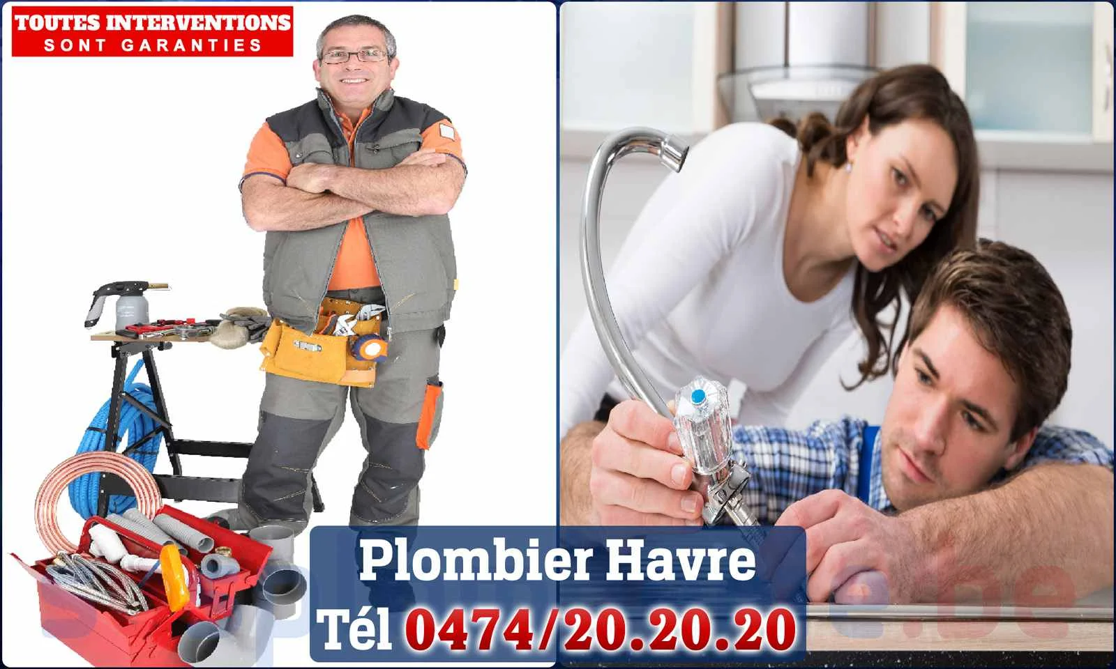 SOS Plomberie - Plombier Havré pour installation et
                    réparation