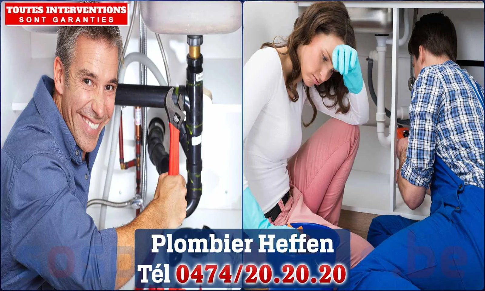 SOS Plomberie - Plombier Heffen pour installation et
                    réparation