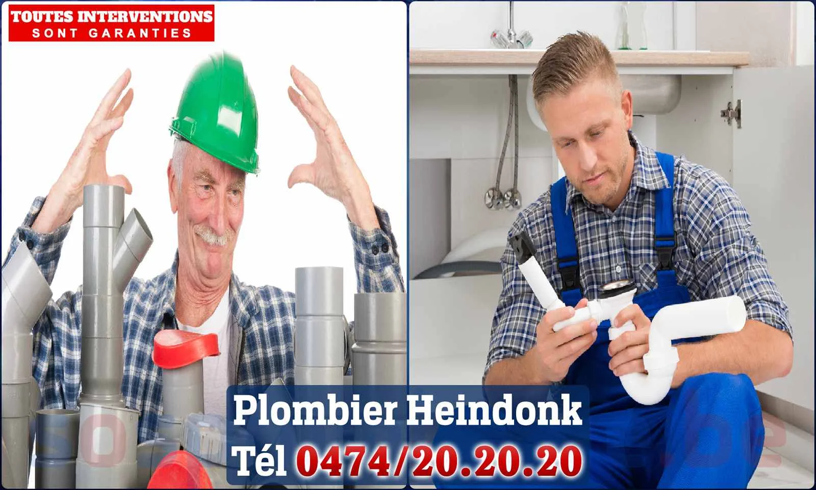 SOS Plomberie - Plombier Heindonk pour installation et
                    réparation