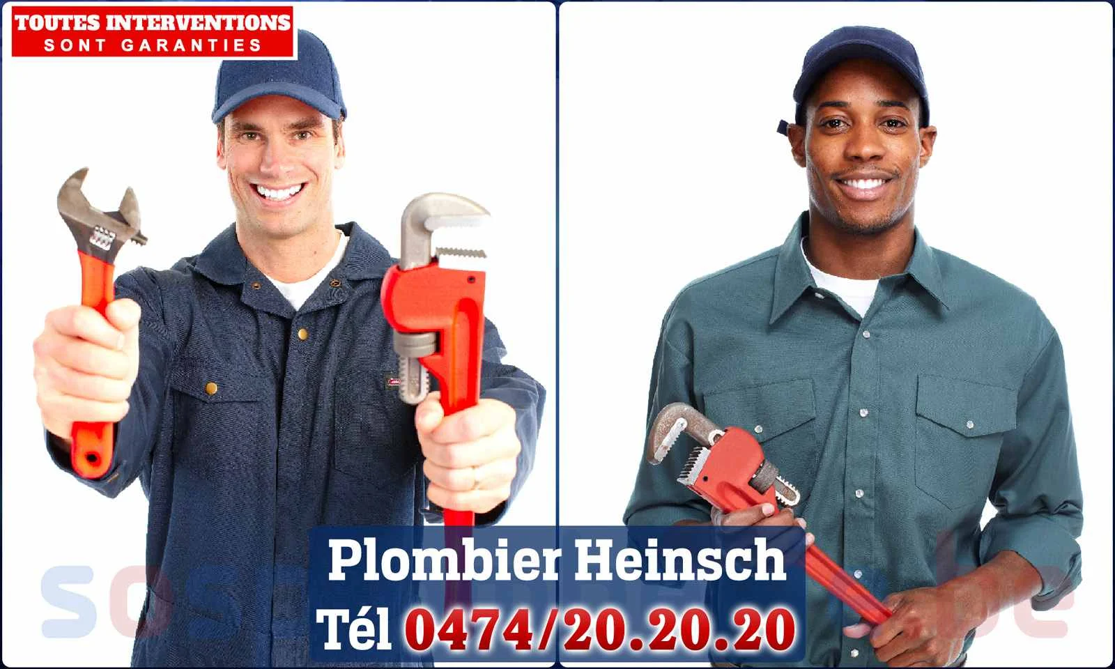 SOS Plomberie - Plombier Heinsch pour installation et
                    réparation