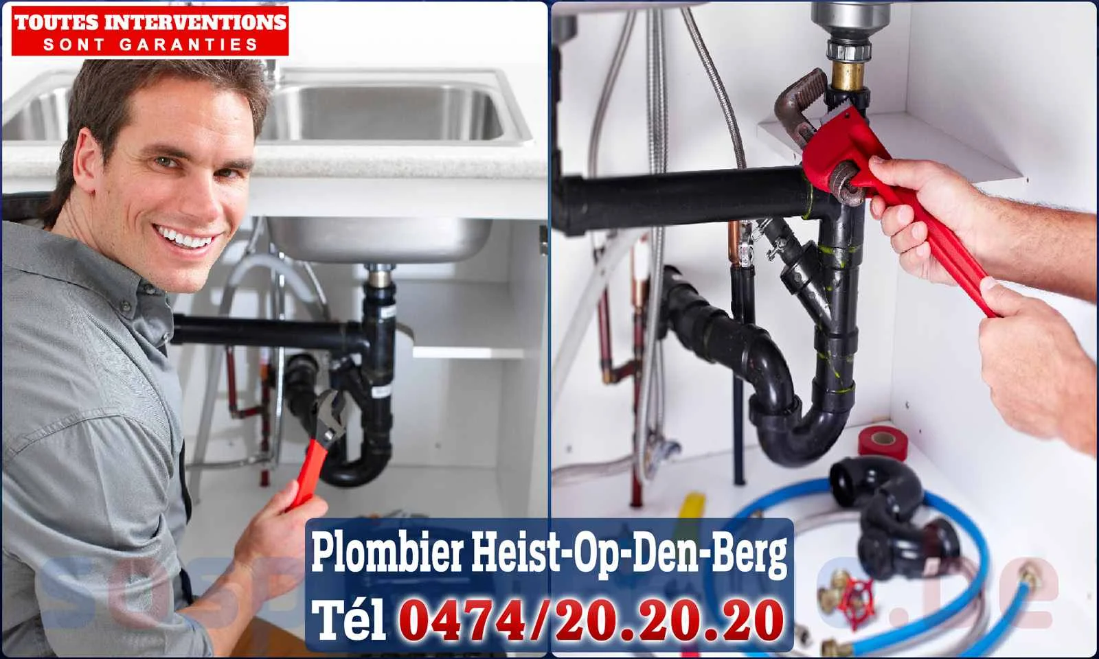 SOS Plomberie - Plombier Heist Op Den Berg pour installation et réparation