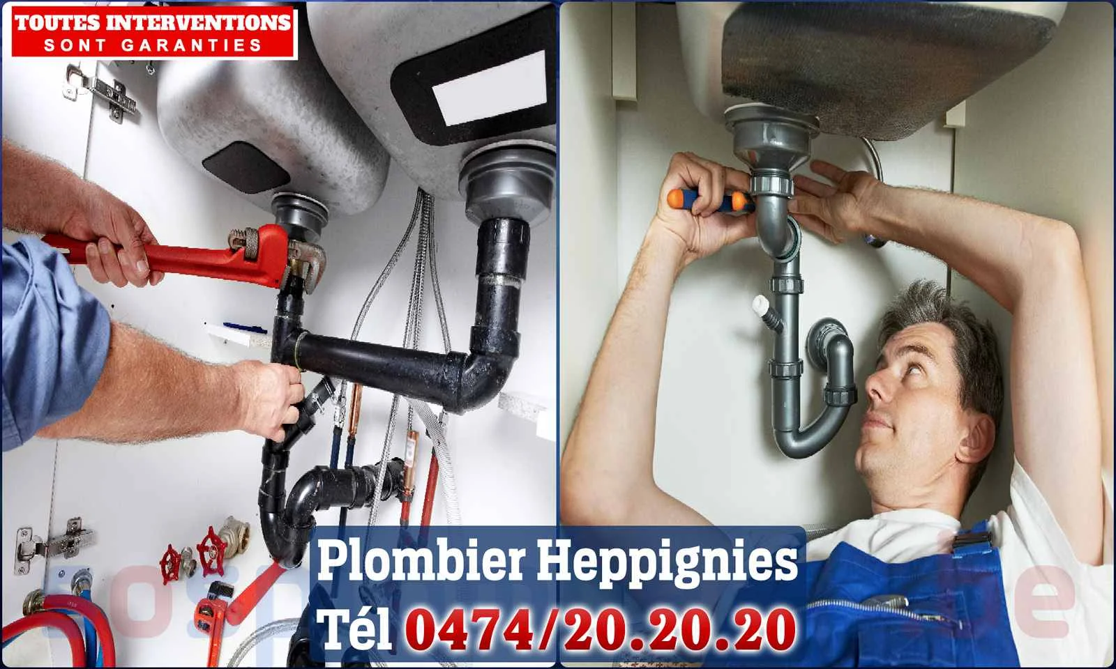 SOS Plomberie - Plombier Heppignies pour installation et
                    réparation