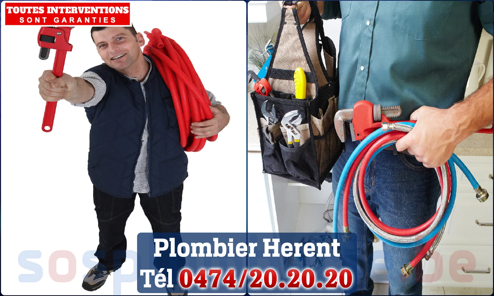 SOS Plomberie - Plombier Herent pour installation et réparation