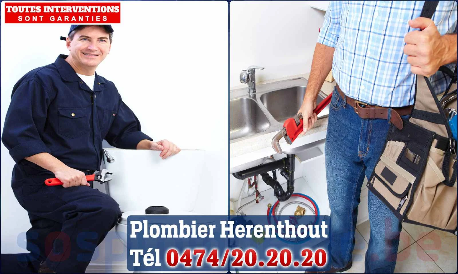 SOS Plomberie - Plombier Herenthout pour installation et réparation