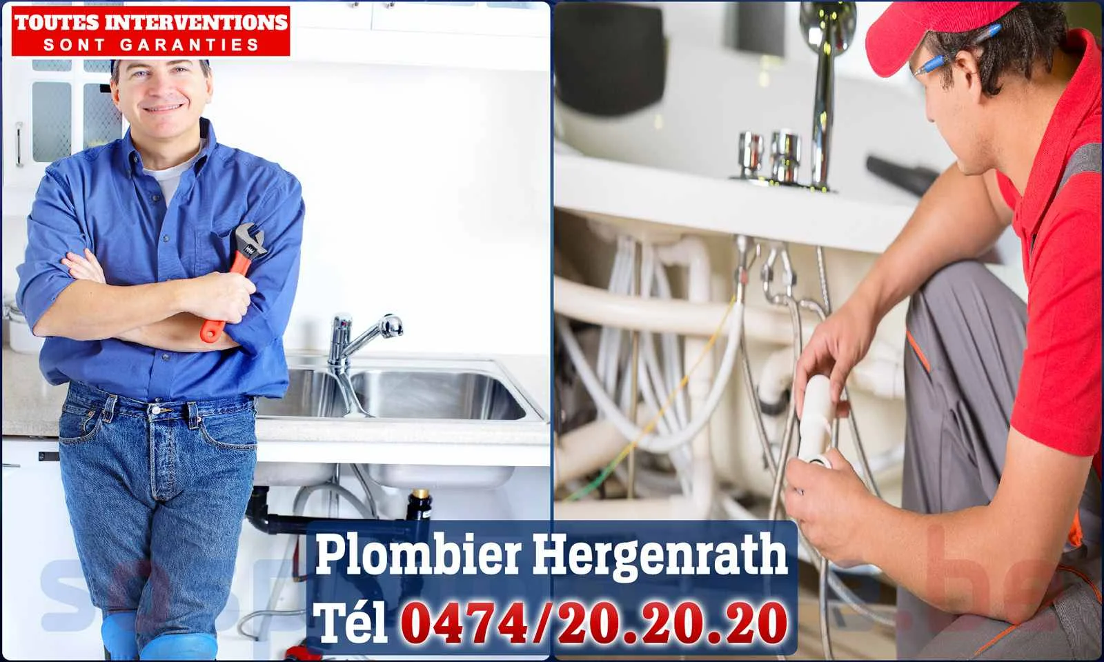 SOS Plomberie - Plombier Hergenrath pour installation et
                    réparation