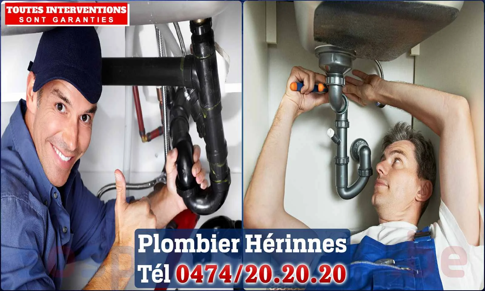 SOS Plomberie - Plombier Hérinnes pour installation et
                    réparation