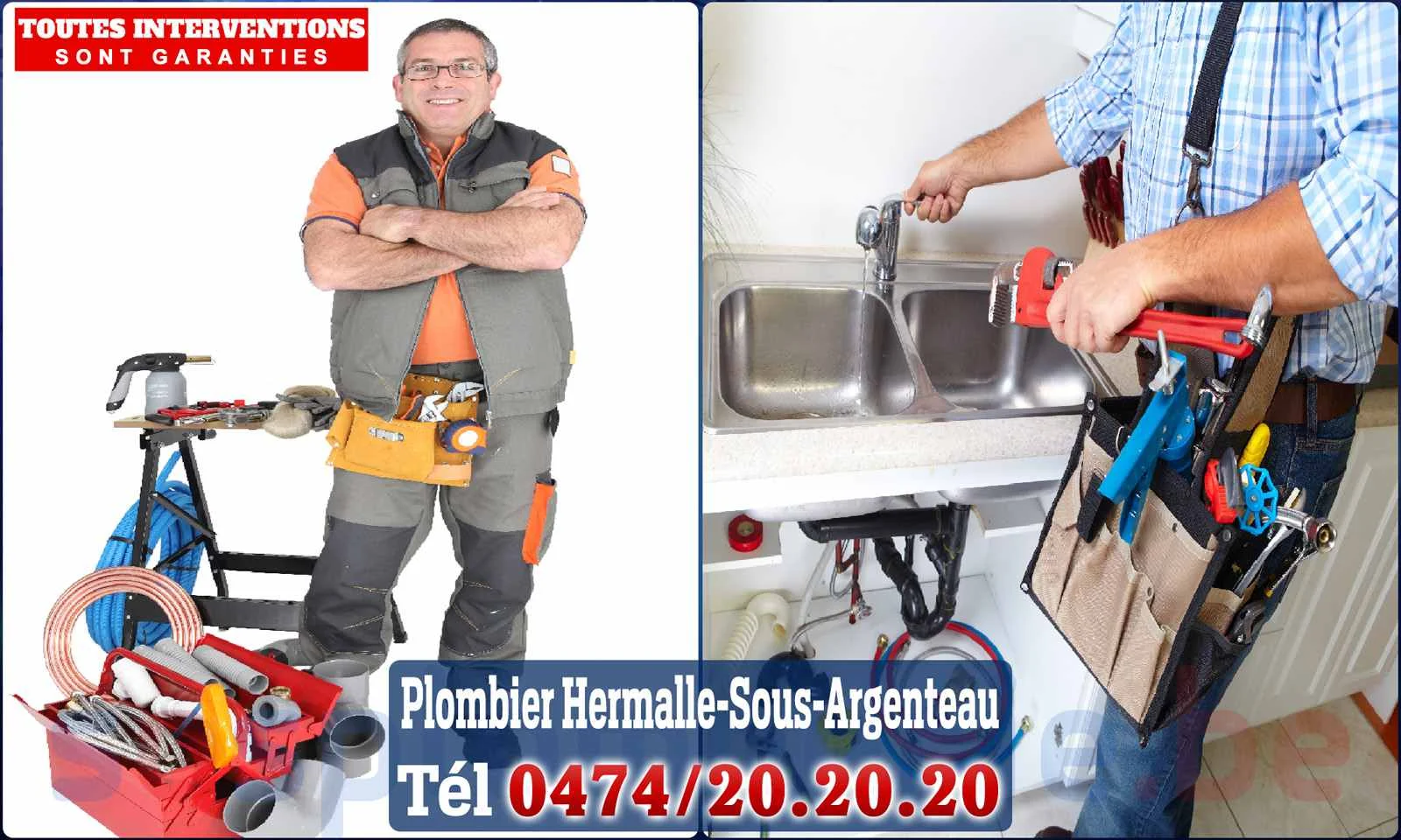 SOS Plomberie - Plombier Hermalle-sous-Argenteau pour installation et
                    réparation