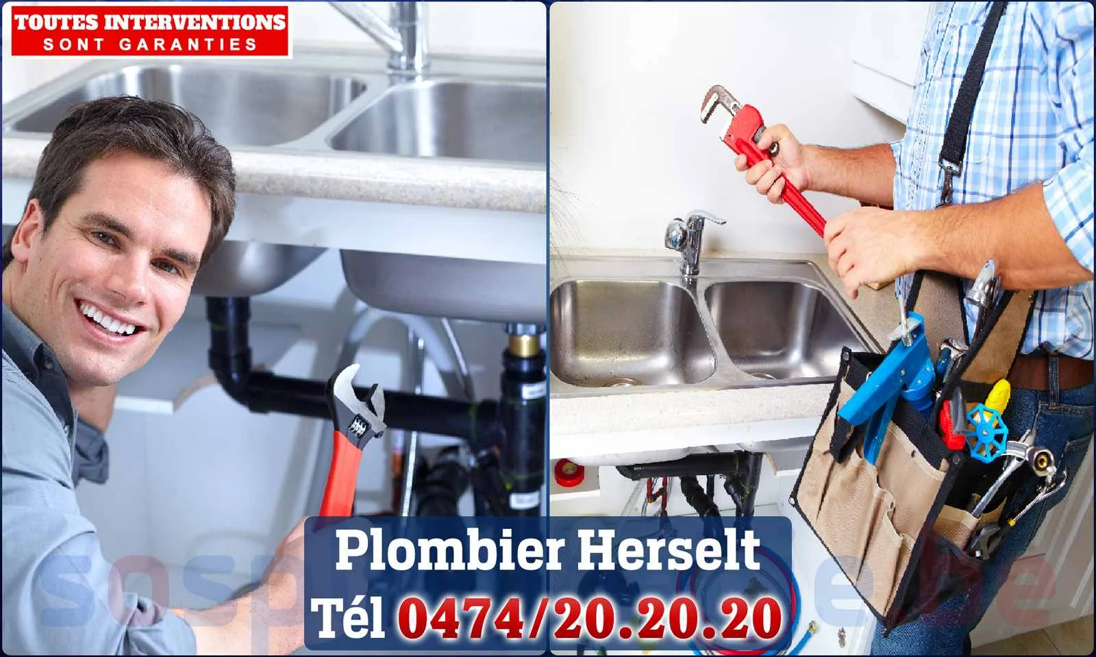 SOS Plomberie - Plombier Herselt pour installation et réparation