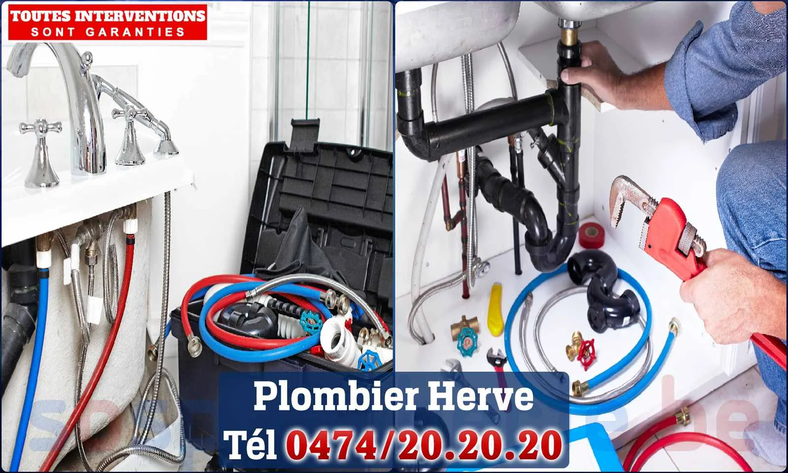 SOS Plomberie - Plombier Herve pour installation et réparation