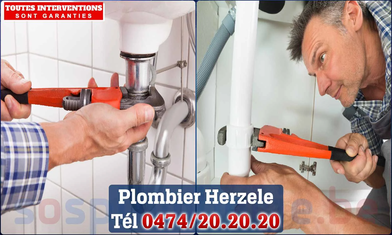 SOS Plomberie - Plombier Herzele pour installation et réparation