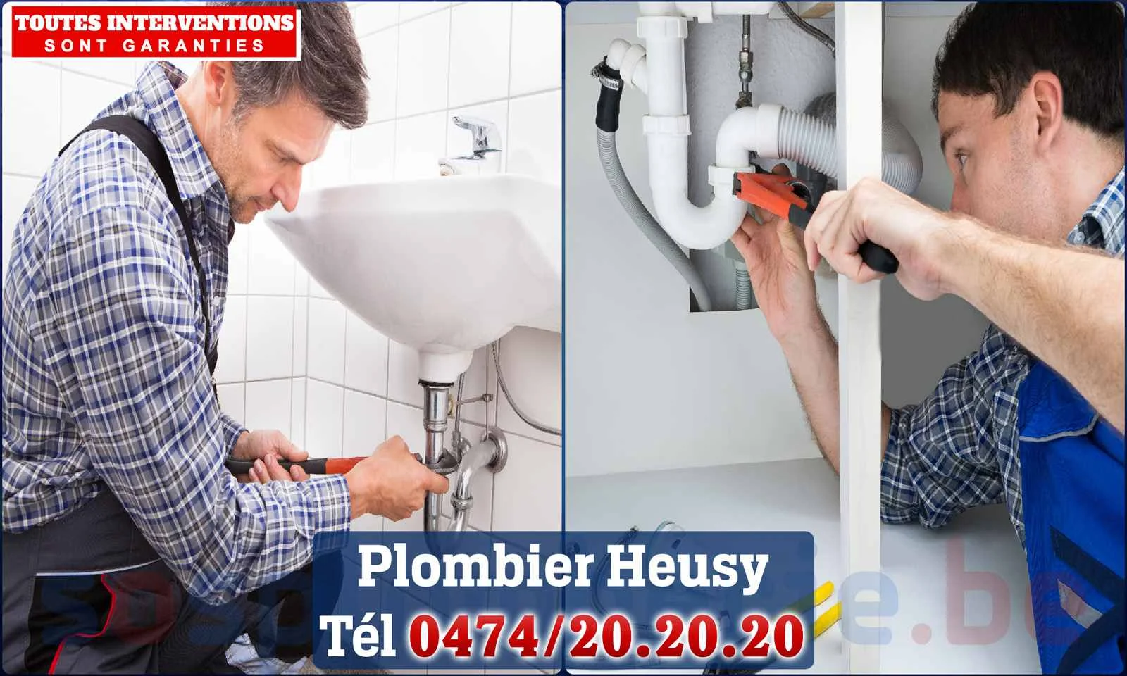 SOS Plomberie - Plombier Heusy pour installation et
                    réparation
