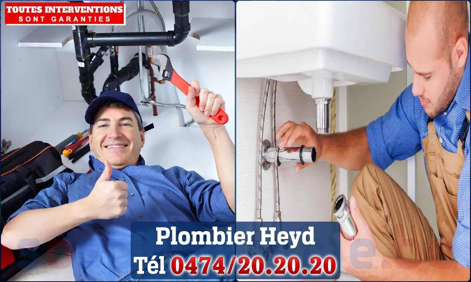 SOS Plomberie - Plombier Heyd pour installation et
                    réparation