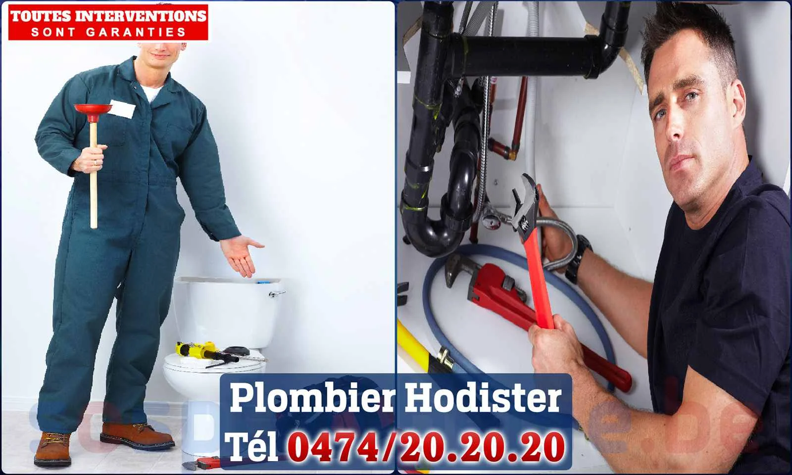 SOS Plomberie - Plombier Hodister pour installation et
                    réparation