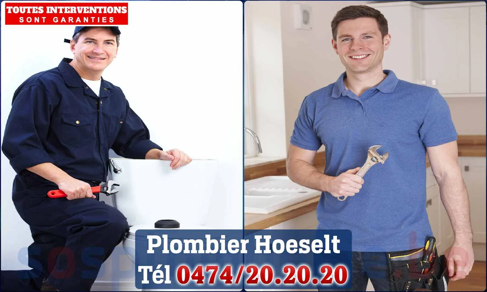 SOS Plomberie - Plombier Hoeselt pour installation et réparation