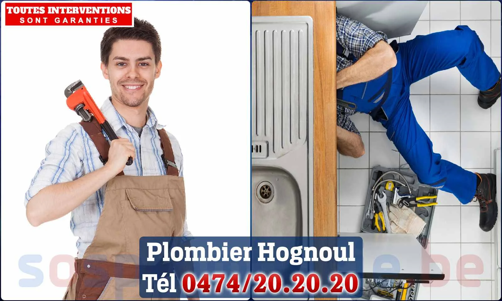 SOS Plomberie - Plombier Hognoul pour installation et
                    réparation