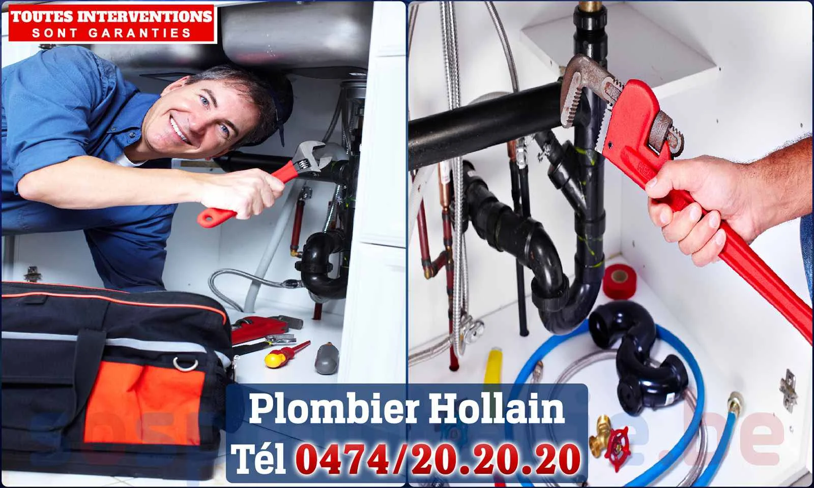 SOS Plomberie - Plombier Hollain pour installation et
                    réparation