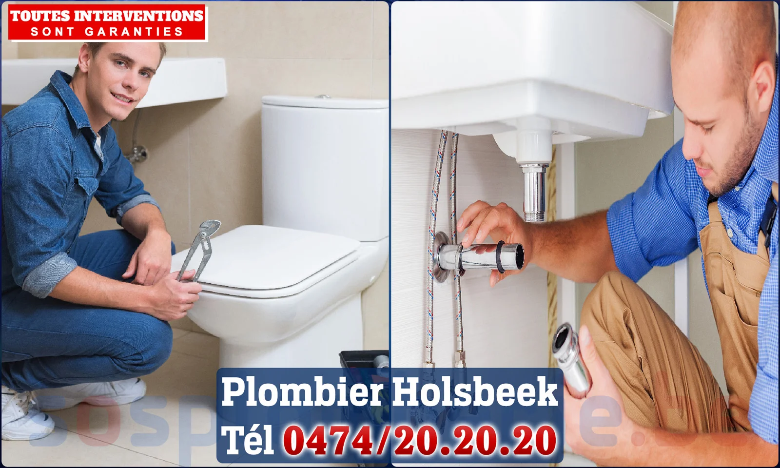 SOS Plomberie - Plombier Holsbeek pour installation et réparation